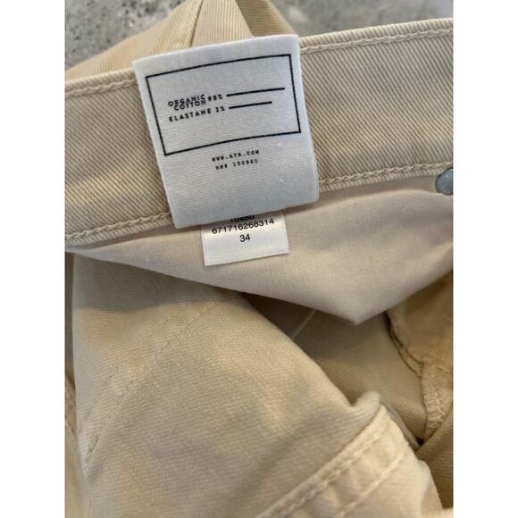 AYR The Beat Drop Barrel Leg Jeans in Straw Hat Size 34 - Picture 7 of 8